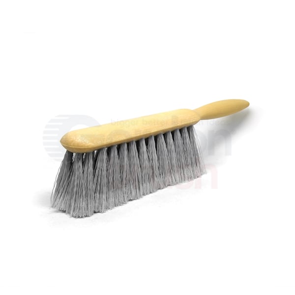 Counter Duster - 5x15 Row Flagged Styrene Bristle Plastic Handle, PK12